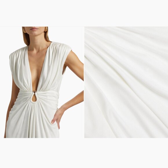 NEW Ramy Brook Arden V-Neck Cap Sleeve Dress Size 0 - Picture 5 of 8